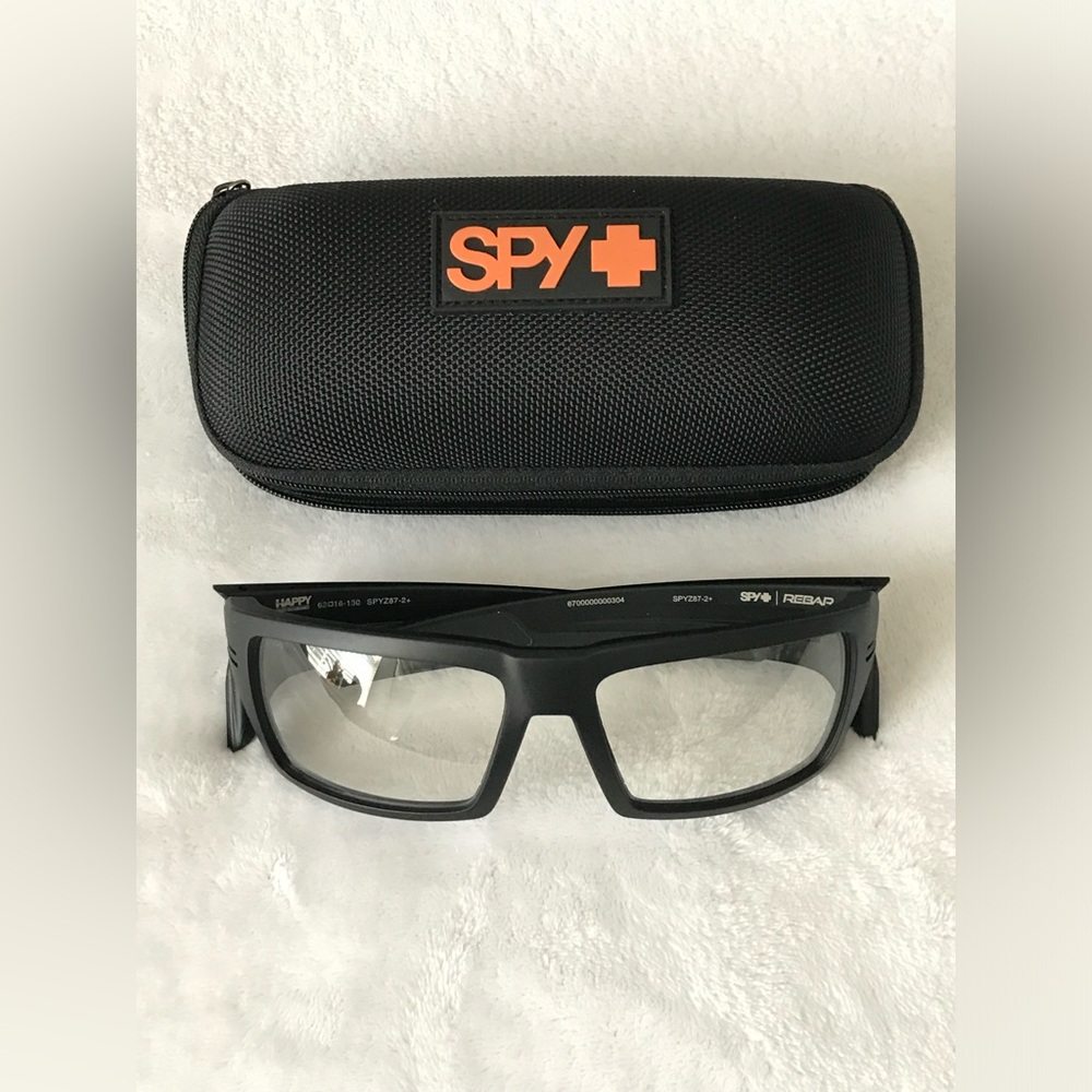 SPY “REBAR” Photochromic Matte Black Certified Safety/Work/Construction Glasses